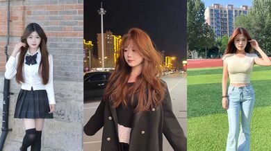 天津大学研究生情侣淫片泄露 乖乖女穿情趣白丝扮母狗 被男友打桩猛干 臀浪迭起叫床声超淫荡！ _ 51吃瓜网_ev